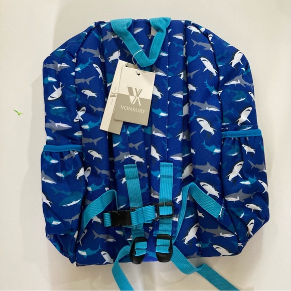 SHARK BACKPACK FOR BOYS & GIRLS/LIGHT WEIGHT PRESCHOOL, TODDLER OR KINDERGARTEN - Picture 3 of 4